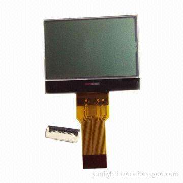 128 x 64 COG Graphics LCD Module, 39 x 31 x 5mm Outline Size with RoHS Mark